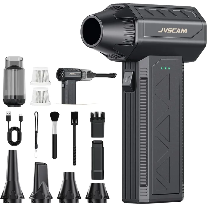 JVSCAM F30MAX 3-in-1 Air Duster & Vacuum in gray
